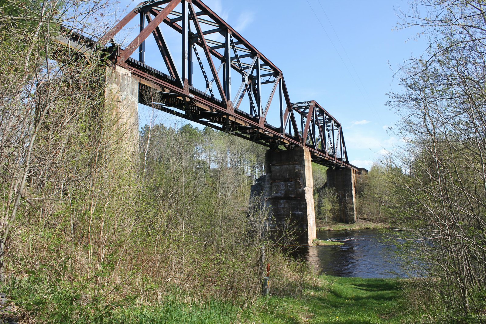 Looking south